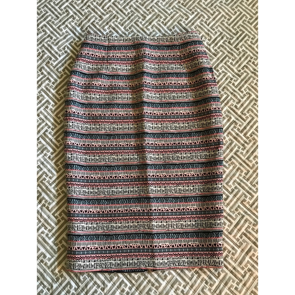 The Limited tribal print pencil skirt